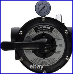 Hayward SP0714T VariFlo Top-Mount Multiport Valve, Black Hayward SP0714T VariFlo Top-Mount Multiport Valve, Black