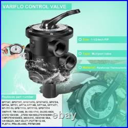 Hayward SP0714T Vari-Flo Control 1-1/2 FIP Top Mount Multiport Valve Spx0714BA
