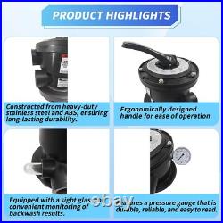 Hayward SP0714T Vari-Flo Control 1-1/2 FIP Top Mount Sand Filter Multiport Valve Hayward SP0714T Vari-Flo Control 1-1/2 FIP Top Mount Sand Filter Multiport Valve