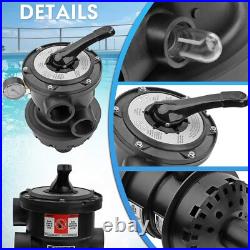 Hayward SP0714T Vari-Flo Control 1-1/2 FIP Top Mount Sand Filter Multiport Valve Hayward SP0714T Vari-Flo Control 1-1/2 FIP Top Mount Sand Filter Multiport Valve