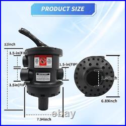 Hayward SP0714T Vari-Flo Control 1-1/2 FIP Top Mount Sand Filter Multiport Valve Hayward SP0714T Vari-Flo Control 1-1/2 FIP Top Mount Sand Filter Multiport Valve