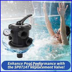 Hayward SP0714T Vari-Flo Control 1-1/2 FIP Top Mount Sand Filter Multiport Valve Hayward SP0714T Vari-Flo Control 1-1/2 FIP Top Mount Sand Filter Multiport Valve