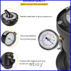 Hayward SP0714T Vari-Flo Control 1-1/2 inch FIP Top Mount Multiport Valve