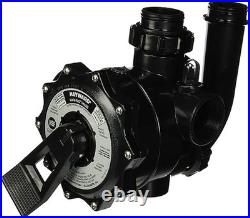 Hayward SP0715X62 Pro-Series Vari-Flo Control Valve with Gauge Black Hayward SP0715X62 Pro-Series Vari-Flo Control Valve with Gauge Black