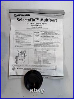 Hayward SP0740DE Side Mount Selecta-Flo Multiport Backwash Valve 2in for DE Hayward SP0740DE Side Mount Selecta-Flo Multiport Backwash Valve 2in for DE