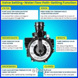 Hayward SPX0710X32 Multiport Valve Side Mount 1.5 inch for S200 S240 Sand Filter