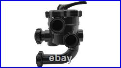 Hayward Side Mount Multiport Valve Assembly, Ergonomic Handle Sp0715x62 Black