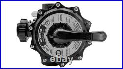 Hayward Side Mount Multiport Valve Assembly, Ergonomic Handle Sp0715x62 Black