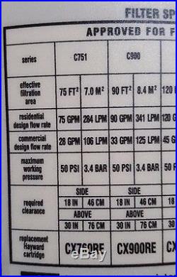 Hayward Star-Clear Plus C900 Inground Swimming Pool Cartridge Filter New