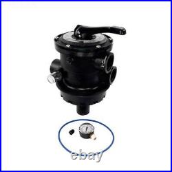 Hayward Vari-Flo SP714T Top Mount Multiport Valve 1 1/2 FPT