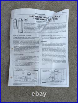 Hayward W3C500 Star-Clear C500 Cartridge Pool Filter 50 Sq Ft Open Box BRAND NEW