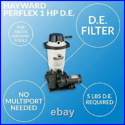Hayward W3EC50C93S Perflex 1.5 HP D. E. Swimming Pool Filter Pump System Hayward W3EC50C93S Perflex 1.5 HP D. E. Swimming Pool Filter Pump System