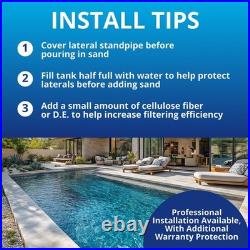 Hayward W3S210T Pro Series 21 Pool Sand Filter with 1-1/2 Top Mount Multiport