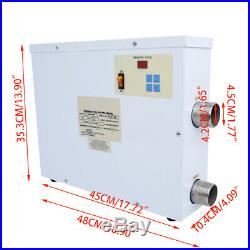 High Power 11KW 220V Swimming Pool&SPA Hot Tub Electric Water Heater Thermostat