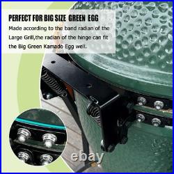 Hinge Assembly Kit fit Large Green Egg, Big Green Color Egg Accessories, Powder Hinge Assembly Kit fit Large Green Egg, Big Green Color Egg Accessories, Powder