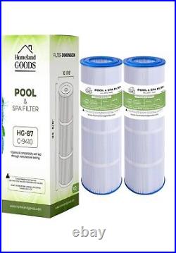 Homeland Goods Replacement Filter Unicel C-9410 Predator/Clean & Clear 2 PACK