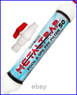 Hydropure METALTRAP 50,000 Gal Pool Spa Pre-Filter, Removes Metals, USA Made