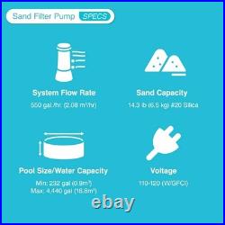 INTEX 26641EG Krystal Clear Sand Filter Pool Pump for 4,400 Ground Pools INTEX 26641EG Krystal Clear Sand Filter Pool Pump for 4,400 Ground Pools