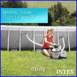 INTEX 26641EG Krystal Clear Sand Filter Pool Pump for 4,400 Ground Pools INTEX 26641EG Krystal Clear Sand Filter Pool Pump for 4,400 Ground Pools