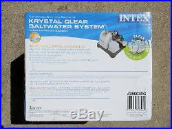 INTEX CRYSTAL CLEAR SALTWATER SYSTEM FOR ABOVE GROUND POOLS UP TO 15,000 GAL