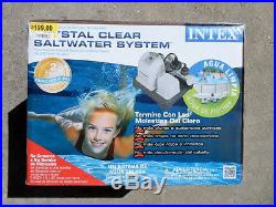 INTEX KRYSTAL CLEAR SALTWATER SYSTEM FOR ABOVE GROUND POOLS UP TO 15,000 GAL