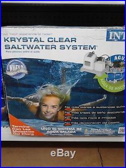 INTEX Krystal CRYSTAL CLEAR SALTWATER SYSTEM, ABOVE GROUND POOLS UP TO 15000 GAL
