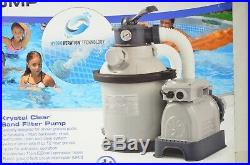 INTEX Krystal Clear 1050 GPH Above Ground Pool Sand Filter Pump