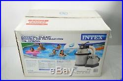 INTEX Krystal Clear 1050 GPH Above Ground Pool Sand Filter Pump