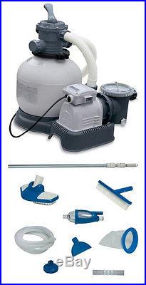 INTEX Krystal Clear 2800 GPH Sand Filter Pool Pump with Maintenance Kit