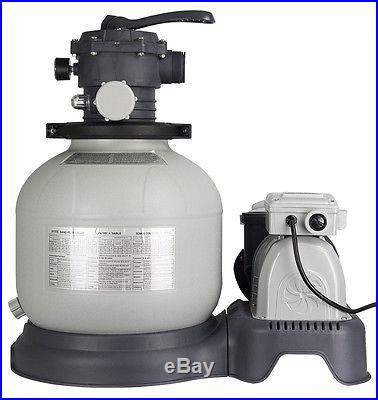 INTEX Krystal Clear 2800 GPH Sand Filter Pool Pump with Maintenance Kit
