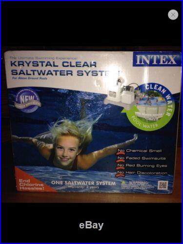 INTEX Krystal Clear Saltwater System for Above Ground Pools 54601EG
