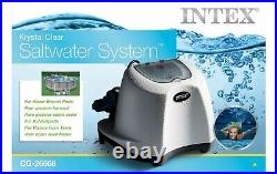 INTEX Krystal Clear Saltwater System w. E. C. O, 7000 Gal (26500 litres), 220-240V