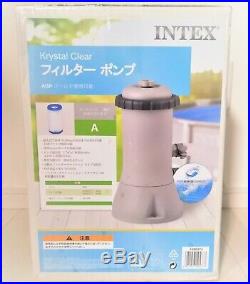 INTEX cartridge filter pump 28637 Swimming Pool Cartridge Circulation 100V Fedex