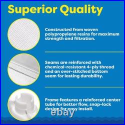 In The Swim 72 sq. Ft. Complete DE Pool Filter Grid Set (7 Full, 1 Partial)