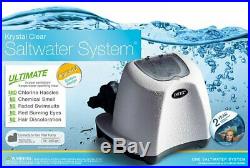 Intex 120V Krystal Clear Saltwater System Swimming Pool Chlorinator Heavy Duty