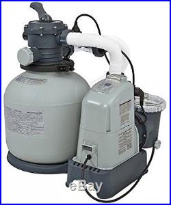 Intex 120V Krystal Sand Filter Pump & Saltwater System CG-28675 with E. C. O