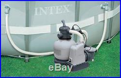 Intex 1600 GPH Saltwater System & Sand Filter Pump Swimming Pool Set 56677EG