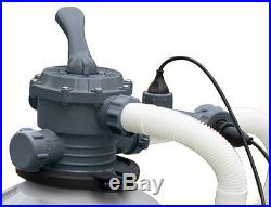 Intex 1600 GPH Saltwater System & Sand Filter Pump Swimming Pool Set 56677EG