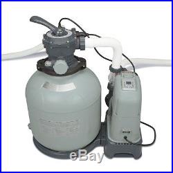 Intex 2650 GPH Saltwater System & Sand Filter Pump Swimming Pool Set 28679EG