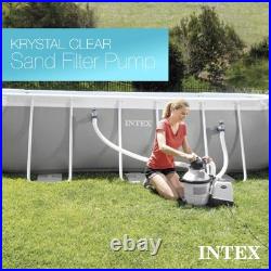 Intex 26641EG Krystal Clear Sand Filter Pump & OptiFlow Premium Pool Filter Sand