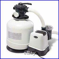 Intex 26651EG 3000 GPH Above Ground Pool Sand Filter Pump with Automatic Timer
