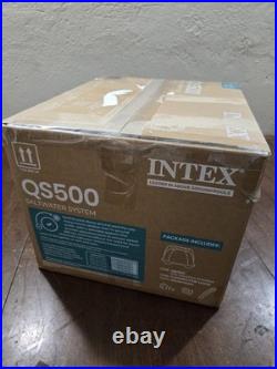 Intex 26667EG Krystal Clear Saltwater System 7000Gal Above Ground Swimming QS500