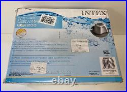 Intex 26669EG Krystal Clear Saltwater System 120V CG26669 Pool 15000 Gal Grey