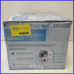 Intex 26669EG Krystal Clear Saltwater System 120V CG26669 Pool 15000 Gal Grey