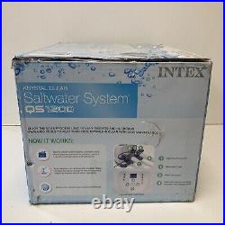 Intex 26669EG Krystal Clear Saltwater System 120V CG26669 Pool 15000 Gal Grey