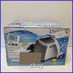 Intex 26669EG Krystal Clear Saltwater System 120V CG26669 Pool 15000 Gal Grey