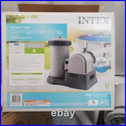 Intex 28633EG Krystal Clear Cartridge Filter Pump 2,500 GPH Above Ground Pool Intex 28633EG Krystal Clear Cartridge Filter Pump 2,500 GPH Above Ground Pool