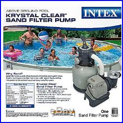 Intex 2,100 GPH Sand Filter Pump Pool