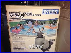 Intex 2,150 GPH Above Ground Pool Krystal Clear Sand Filter Pump