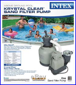 Intex Krystal Clear 14 Sand Filter Pump For Aboveground Swimming Pool 28647EG